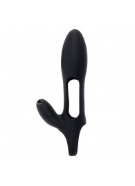 Черная насадка на пенис с вибрацией Nautilus - Zero Tolerance - в Черкесске купить с доставкой