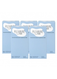 Набор из 5 упаковок ультратонких презервативов Pleasure Lab (по 12 шт.) - Pleasure Lab - купить с доставкой в Черкесске