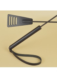 Черный кожаный стек «Сириус» - 60 см. - Sitabella - купить с доставкой в Черкесске