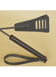 Черный кожаный стек «Сириус» - 60 см. - Sitabella - купить с доставкой в Черкесске