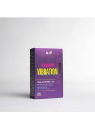 Стимулирующий гель с эффектом вибрации Blackberry Vibration - 15 мл. - INTT - купить с доставкой в Черкесске
