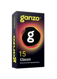 Классические презервативы с обильной смазкой Ganzo Classic - 15 шт. - Ganzo - купить с доставкой в Черкесске
