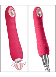 Малиновая насадка на душ с вибрацией Showers to orgasm - 20,1 см. - Orion - купить с доставкой в Черкесске