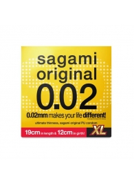 Презерватив увеличенного размера Sagami Original 0.02 XL-size - 1 шт. - Sagami - купить с доставкой в Черкесске