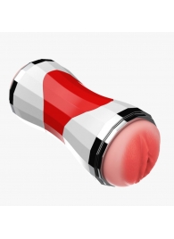 Двусторонний мастурбатор в колбе Power Grip Cup - вагина и ротик - Boys of Toys - в Черкесске купить с доставкой