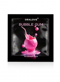 Саше съедобной оральной смазки OraLove с ароматом бабл-гам - 3 гр. - Биоритм - купить с доставкой в Черкесске