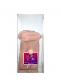 Телесный мастурбатор-вагина с фигурками на поверхности - LOVETOY (А-Полимер) - в Черкесске купить с доставкой