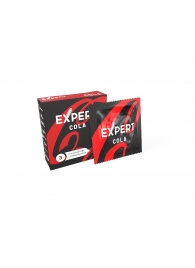 Презервативы с ароматом колы Expert Cola - 3 шт. - Expert - купить с доставкой в Черкесске