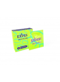 Ультратонкие презервативы Expert Invisible - 3 шт. - Expert - купить с доставкой в Черкесске