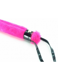 Нежная плеть с розовым мехом BDSM Light - 43 см. - БДСМ Арсенал - купить с доставкой в Черкесске