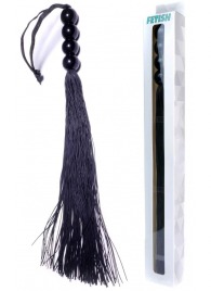 Черная силиконовая плеть - 37 см. - Boys of Toys - купить с доставкой в Черкесске