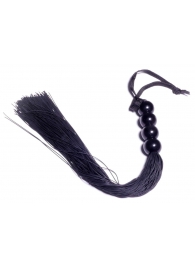 Черная силиконовая плеть - 37 см. - Boys of Toys - купить с доставкой в Черкесске