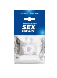 Стимулирующая насадка на пенис с несколькими видами рельефа - Sex Expert - в Черкесске купить с доставкой