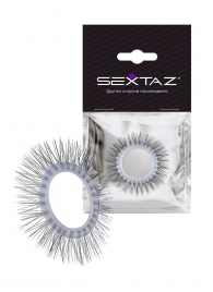 Круглое эрекционное кольцо с «ресничками» - Sextaz - в Черкесске купить с доставкой