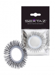 Круглое эрекционное кольцо с длинными «ресничками» - Sextaz - в Черкесске купить с доставкой