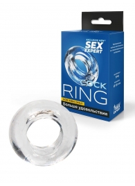Прозрачное эрекционное кольцо-бублик - Sex Expert - в Черкесске купить с доставкой