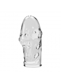 Прозрачная насадка на пенис Booker - 8 см. - Baile - в Черкесске купить с доставкой