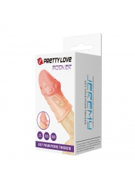 Телесная насадка на пенис Booker - 8 см. - Baile - в Черкесске купить с доставкой