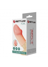 Телесная насадка на пенис Huel - 9 см. - Baile - в Черкесске купить с доставкой