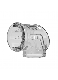 Прозрачная насадка на пенис и мошонку - Baile - в Черкесске купить с доставкой