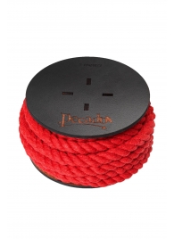 Красная веревка для шибари на катушке - 5 м. - Pecado - купить с доставкой в Черкесске