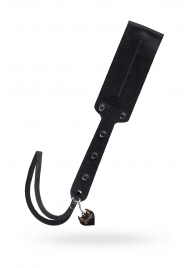 Черный кожаный пэддл - 32 см. - Pecado - купить с доставкой в Черкесске