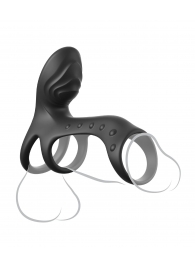 Черная насадка на пенис Ultimate Couples Cage Pro - Pipedream - в Черкесске купить с доставкой