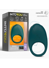 Зеленое интерактивное виброкольцо Ringo - Intoyou - в Черкесске купить с доставкой