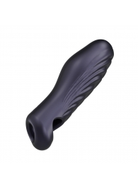 Сливовая силиконовая насадка на пенис с подхватом Manwan Ryzer - Manwan - в Черкесске купить с доставкой