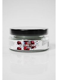 Массажная свеча «Спелая вишня» - 50 мл. - SGAN - купить с доставкой в Черкесске