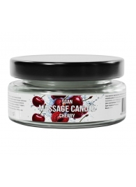 Массажная свеча «Спелая вишня» - 50 мл. - SGAN - купить с доставкой в Черкесске