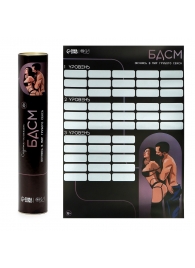 Плакат для двоих со скретч-слоем «БДСМ» - Сима-Ленд - купить с доставкой в Черкесске