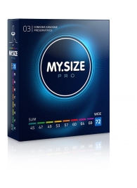 Презервативы MY.SIZE размер 72 - 3 шт. - My.Size - купить с доставкой в Черкесске