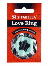 Цветное эрекционное кольцо с 5 бусинами Love Ring - Sitabella - в Черкесске купить с доставкой