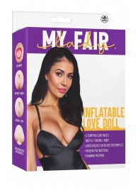 Телесная надувная секс-кукла с 3 любовными отверстиями - NMC - в Черкесске купить с доставкой