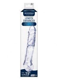Прозрачная насадка-удлинитель Length Enhancer с подхватом - 22,3 см. - NMC - в Черкесске купить с доставкой
