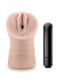 Телесный мастурбатор-вагина Ayumi с вибрацией - Blush Novelties - в Черкесске купить с доставкой