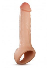 Телесная насадка-удлинитель Thrive 8.75 Inch Realistic Penis Extender Sleeve - 22,2 см. - Blush Novelties - в Черкесске купить с доставкой