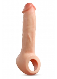 Телесная насадка-удлинитель Thrive 8.75 Inch Realistic Penis Extender Sleeve - 22,2 см. - Blush Novelties - в Черкесске купить с доставкой