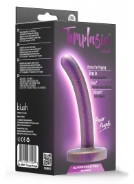 Фиолетовая насадка с гладкой поверхностью Surrender 4.75 Inch Beginner Pegging Dildo - 12 см. - Blush Novelties - купить с доставкой в Черкесске