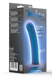 Синяя насадка с гладкой поверхностью Surrender 5.75 Inch Intermediate Pegging Dildo - 14,6 см. - Blush Novelties - купить с доставкой в Черкесске