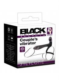 Черная насадка на член с вибрацией Couple’s Vibrator - Orion - в Черкесске купить с доставкой