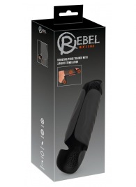 Черный вибромастурбатор с трехточечной стимуляцией Penis Trainer with 3 Point Stimulation - Orion - в Черкесске купить с доставкой