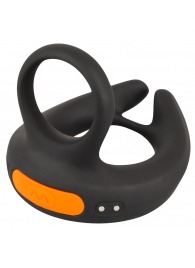 Черный вибростимулятор мошонки RC Scrotum Stimulator with Vibration - Orion - в Черкесске купить с доставкой