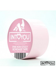 Розовый скотч для фиксации Non-Sticky Bondage Tape - 15 м. - Intoyou - купить с доставкой в Черкесске