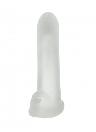 Белый фаллоудлинитель Titan - 16,5 см. - Lola Games - в Черкесске купить с доставкой