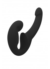 Черный безремневой страпон Share Lite - Fun Factory - купить с доставкой в Черкесске