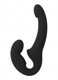 Черный безремневой страпон Share Lite - Fun Factory - купить с доставкой в Черкесске