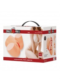 Телесный мастурбатор Liora с 2 любовными тоннелями - Baile - в Черкесске купить с доставкой