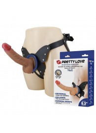 Поясной страпон Wells: трусики в форме бабочки и фаллоимитатор-насадка - Baile - купить с доставкой в Черкесске